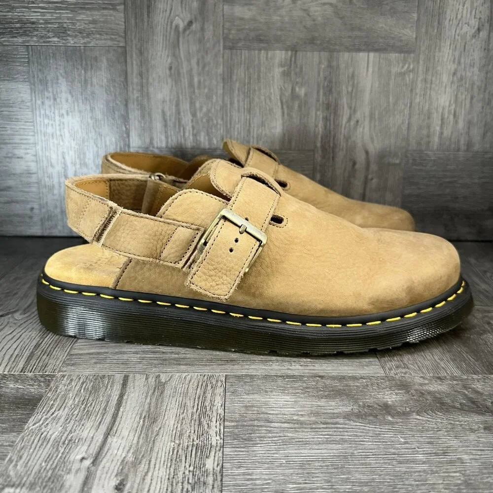 Dr Martens Jorge II Men's size 12 Tan Leather Slingback Shoes